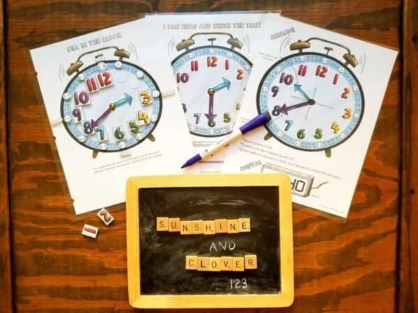 Learn to tell the time with these clock reading worksheets. Worksheets are printable and interactive. There is an educational sheet, a movable hands and write in the time sheet, and a matching sheet.