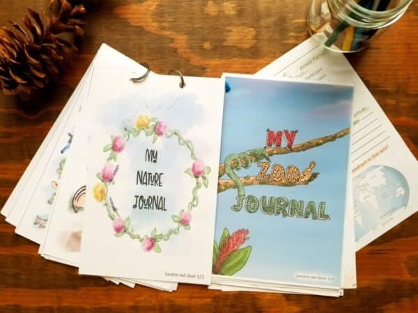Nature Journal and Zoo printables
